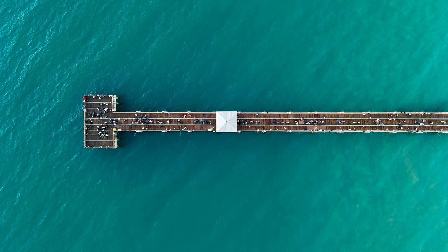 Top Down Juno Beach Pier