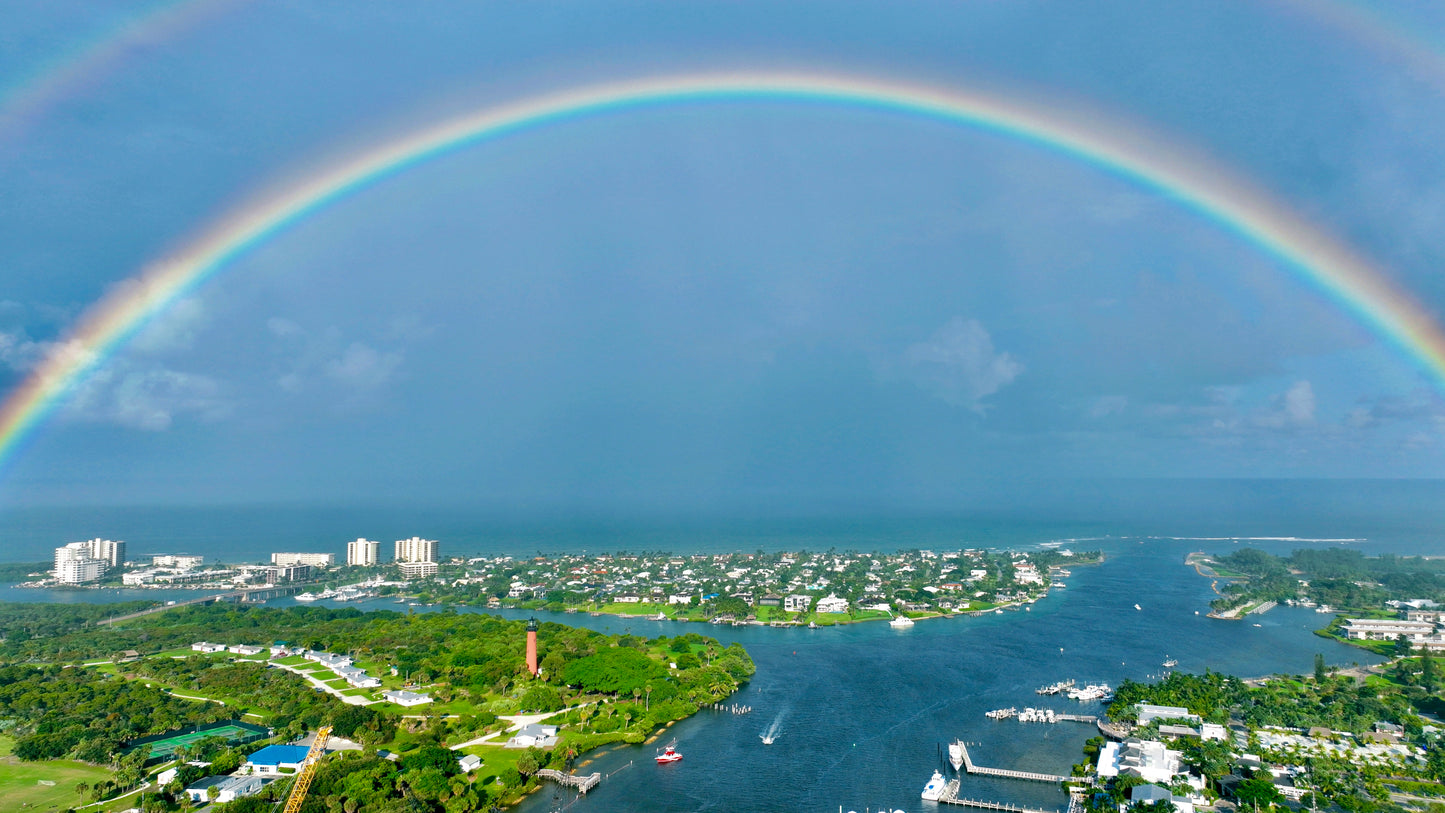 Rainbow over Jupiter, Florida