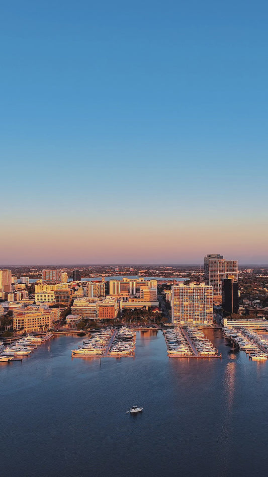 West Palm Beach after Sunrise