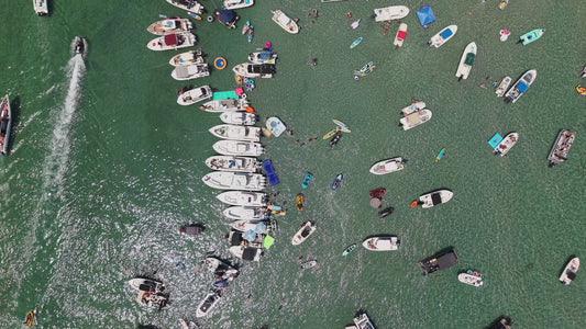 Big Crowd at Peanut Island