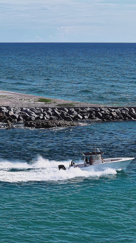 Leaving Jupiter Inlet