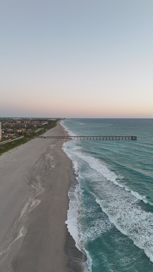 Juno Beach Pier at Sunrise