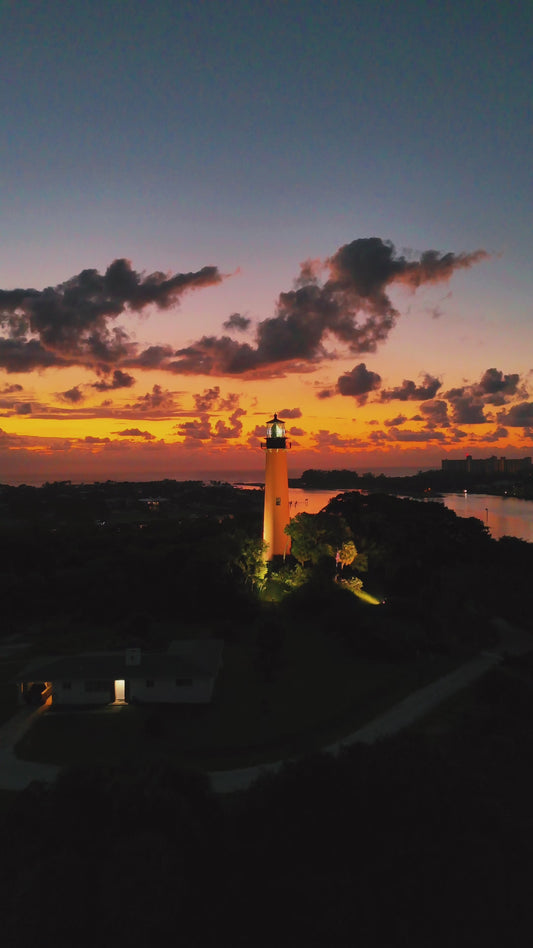 Jupiter Lighthouse at Sunrise.