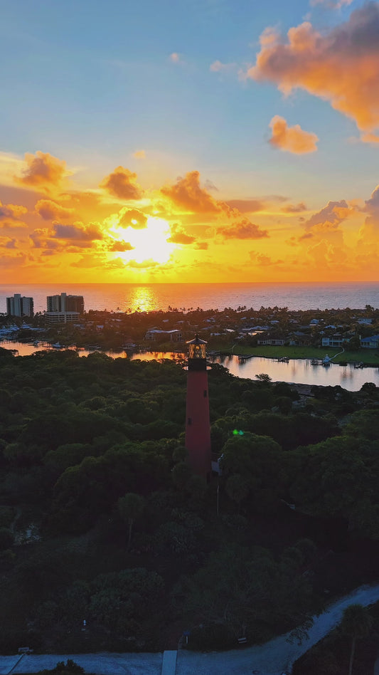 Sunrise over Jupiter Island
